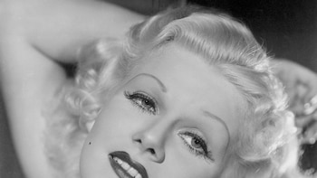 Actress Jean Harlow Posing in