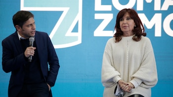 Cristina Kirchner y Axel Kicillof