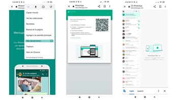 Pasos para usar WhatsApp Web