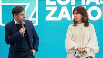 Cristina Kirchner y Axel Kicillof