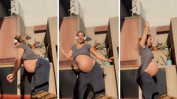 La divertida coreografía de Jimena