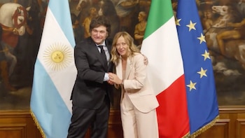 Gira presidencial: Milei y Meloni