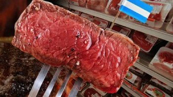 Carne argentina con la mira