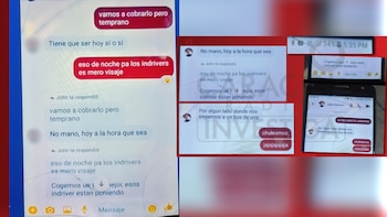 Revelan los chats del presunto