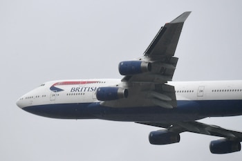 Era un Boeing 747 de
